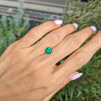 1.33 Ct. Emerald from Zambia Life Style