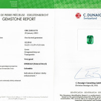12.09 Ct. Emerald from Colombia Scan Report