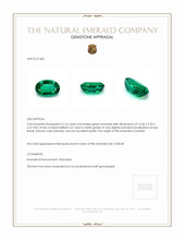 5.16 Ct. Emerald from Zambia Appraisal