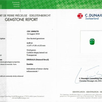 4.49 Ct. Emerald from Zambia Scan Report