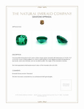 4.03 Ct. Emerald from Zambia Appraisal