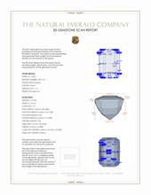 1.14 Ct. Emerald from Zambia 3 D Scan Report