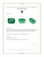 1.20 Ct. Emerald from Zambia Appraisal