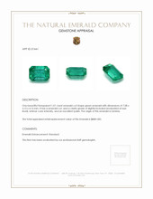 1.01 Ct. Emerald from Zambia Appraisal
