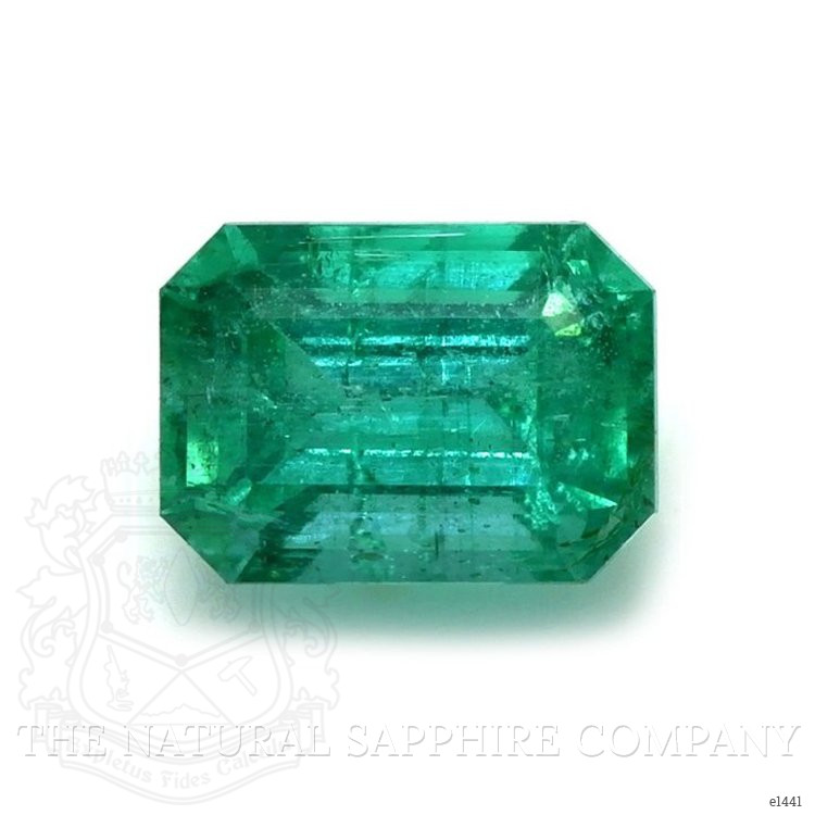 Accent Stones Emerald Ring 1.01 Ct., 18K Yellow Gold