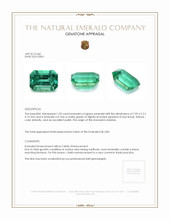 1.02 Ct. Emerald from Zambia Appraisal
