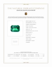 1.28 Ct. Emerald from Zambia Scan Report