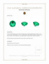 0.31 Ct. Emerald from Colombia Appraisal