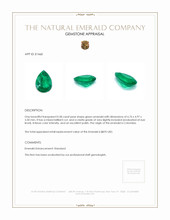 0.58 Ct. Emerald from Colombia Appraisal
