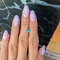 0.62 Ct. Emerald from Colombia Life Style