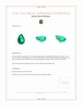0.59 Ct. Emerald from Colombia Appraisal