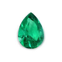 Emerald Pendant 0.61 Ct., 18K Yellow Gold Combination Stone