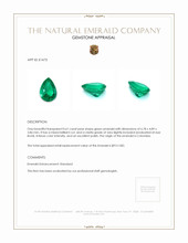 0.61 Ct. Emerald from Colombia Appraisal