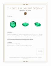 0.29 Ct. Emerald from Colombia Appraisal