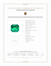0.75 Ct. Emerald from Colombia Scan Report