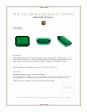 4.47 Ct. Emerald from Zambia Appraisal