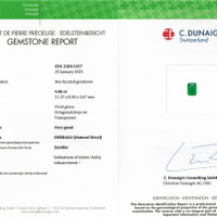 4.06 Ct. Emerald from Zambia Scan Report