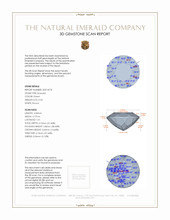 0.32 Ct. Emerald from Colombia 3 D Scan Report
