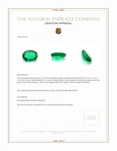 2.27 Ct. Emerald from Zambia Appraisal