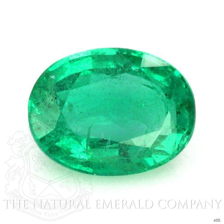 Pave Emerald Ring 2.54 Ct., 18K White Gold
