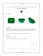 2.48 Ct. Emerald from Zambia Appraisal