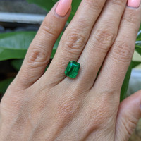 2.48 Ct. Emerald from Zambia Life Style