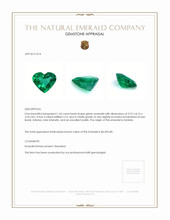 1.65 Ct. Emerald from Zambia Appraisal