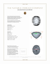 2.62 Ct. Emerald from Zambia 3 D Scan Report