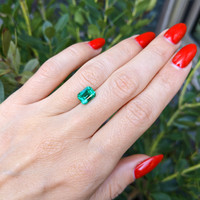 1.91 Ct. Emerald from Zambia Life Style