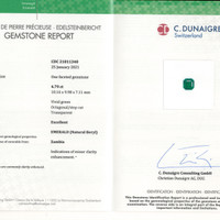 4.79 Ct. Emerald from Zambia Scan Report