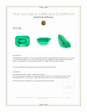 1.43 Ct. Emerald from Zambia Appraisal