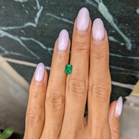 0.82 Ct. Emerald from Zambia Life Style