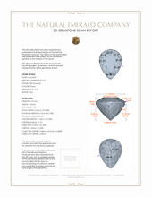 2.10 Ct. Emerald from Colombia 3 D Scan Report