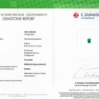 2.11 Ct. Emerald from Zambia Scan Report