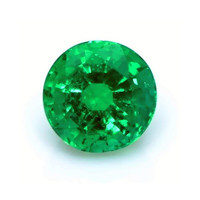 Wedding Set Emerald Ring 1.16 Ct., 18K White Gold Combination Stone