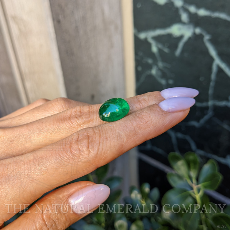 9.70 Ct. Cabochon Emerald from Zambia