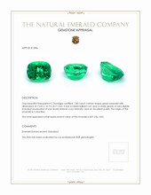 7.80 Ct. Emerald from Colombia Appraisal