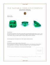 5.90 Ct. Emerald from Colombia Appraisal