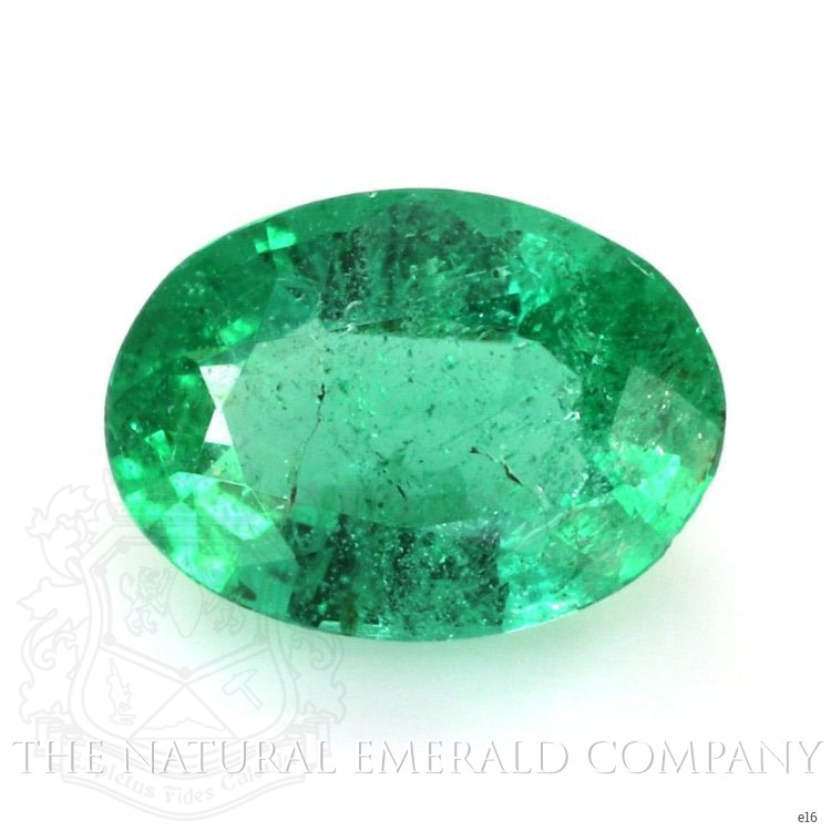 Pave Emerald Ring 0.74 Ct., 18K Yellow Gold