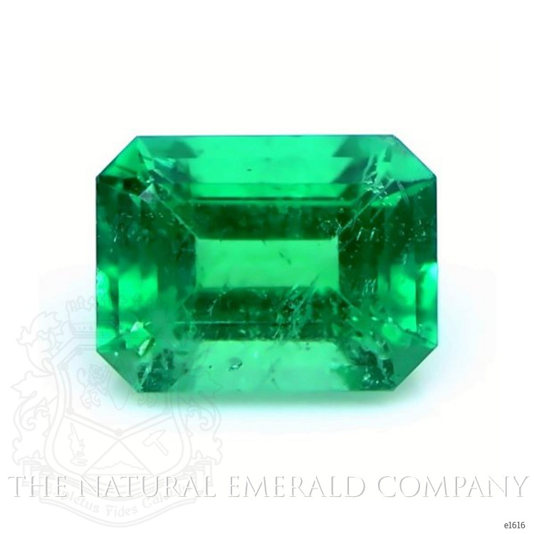 Antique Style Emerald Ring 1.60 Ct., 18K Yellow Gold