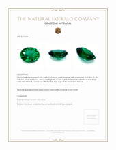 6.35 Ct. Emerald from Zambia Appraisal