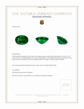 4.50 Ct. Emerald from Zambia Appraisal