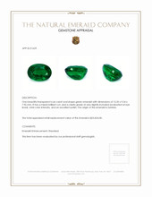 6.66 Ct. Emerald from Zambia Appraisal