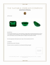 2.47 Ct. Emerald from Zambia Appraisal