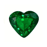  Emerald Pendant 1.83 Ct., 18K White Gold Combination Stone