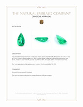 2.04 Ct. Emerald from Colombia Appraisal