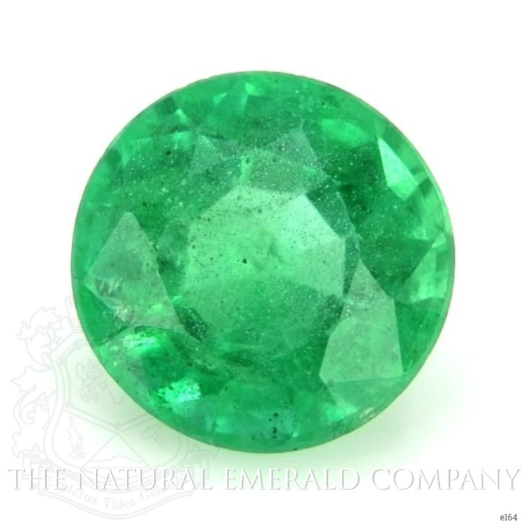 Pave Emerald Ring 1.23 Ct., 18K Yellow Gold