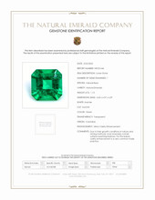 1.13 Ct. Emerald from Colombia Scan Report