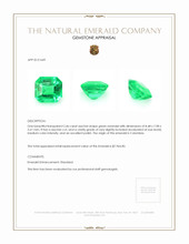 2.46 Ct. Emerald from Colombia Appraisal