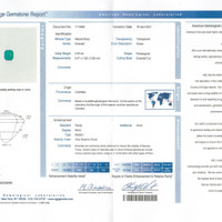 2.46 Ct. Emerald from Colombia Scan Report